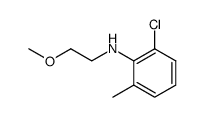 2-chloro-N-(2-methoxyethyl)-6-methylaniline Structure