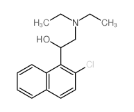 1-(2-chloronaphthalen-1-yl)-2-diethylamino-ethanol Structure