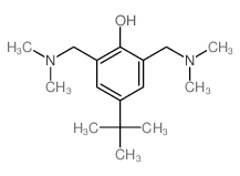 Phenol,2,6-bis[(dimethylamino)methyl]-4-(1,1-dimethylethyl)- structure