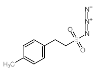 Benzeneethanesulfonylazide, 4-methyl- structure