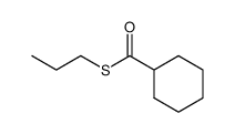 S-propyl cyclohexanecarbothioate Structure