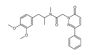 N-[1-(3,4-dimethoxyphenyl)propan-2-yl]-N-methyl-2-(6-oxo-3-phenylpyridazin-1-yl)acetamide结构式