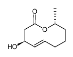 2H-Oxecin-2-one, 3,4,7,8,9,10-hexahydro-4-hydroxy-10-methyl-, [4S-(4R* ,5E,10S*)]- picture