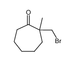 (+/-)-2-Brommethyl-2-methyl-cycloheptanon Structure