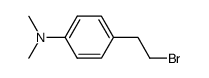 p-(N,N-dimethylamino)phenethyl bromide Structure