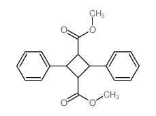 1,3-Cyclobutanedicarboxylicacid, 2,4-diphenyl-, 1,3-dimethyl ester, (1a,2a,3b,4b)-结构式