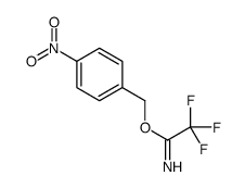 (4-nitrophenyl)methyl 2,2,2-trifluoroethanimidate结构式