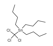 tributyl-trichloromethyl-stannane Structure