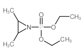 1-diethoxyphosphoryl-2,3-dimethyl-aziridine结构式