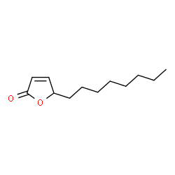 ()-5-octylfuran-2(5H)-one Structure