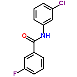 N-(3-Chlorophenyl)-3-fluorobenzamide结构式