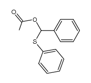 α-acetoxybenzyl phenyl sulfide结构式