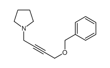 1-(4-phenylmethoxybut-2-ynyl)pyrrolidine结构式