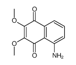 5-amino-2,3-dimethoxynaphthalene-1,4-dione结构式