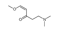 5-(dimethylamino)-1-methoxypent-1-en-3-one结构式