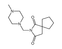 2-[(4-methylpiperazin-1-yl)methyl]-2-azaspiro[4.4]nonane-1,3-dione结构式