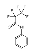 1,1,2,2,2-pentafluoro-N-phenylethanesulfinamide结构式