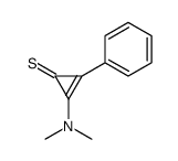 2-(dimethylamino)-3-phenylcycloprop-2-ene-1-thione结构式