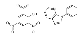 3-phenylimidazo[4,5-b]pyridine,2,4,6-trinitrophenol Structure
