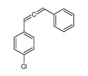 1-chloro-4-(3-phenylpropa-1,2-dienyl)benzene结构式