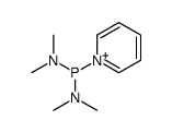 N-[dimethylamino(pyridin-1-ium-1-yl)phosphanyl]-N-methylmethanamine结构式