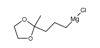 [3-(2-methyl-[1,3]dioxolan-2-yl)-propyl]-magnesium chloride Structure