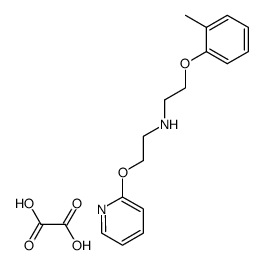 [2-(Pyridin-2-yloxy)-ethyl]-(2-o-tolyloxy-ethyl)-amine; compound with oxalic acid结构式