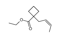 ethyl 2,2-trimethylene-4-cis-hexenoate结构式