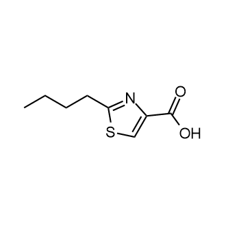 2-Butylthiazole-4-carboxylicacid structure