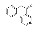 1-pyrazin-2-yl-2-pyrimidin-4-ylethanone Structure