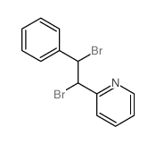 2-(1,2-dibromo-2-phenyl-ethyl)pyridine结构式