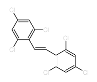 Benzene,1,1'-(1,2-ethenediyl)bis[2,4,6-trichloro- structure