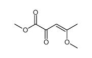 methyl 4-methoxy-2-oxopent-3-enoate结构式