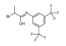 N-[3,5-Bis(trifluoromethyl)phenyl]-2-bromopropanamide结构式