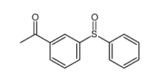 1-[3-(benzenesulfinyl)phenyl]ethanone Structure