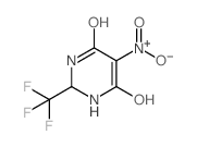 5-硝基-2-(三氟甲基)-1,2-二氢嘧啶-4,6-二醇结构式