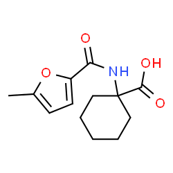 Cyclohexanecarboxylic acid, 1-[[(5-methyl-2-furanyl)carbonyl]amino]- (9CI)结构式