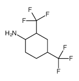 2,4-bis(trifluoromethyl)cyclohexan-1-amine Structure