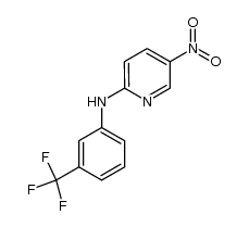 2-[N-(3-trifluoromethylphenyl)amino]-5-nitropyridine Structure