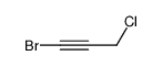 1-bromo-3-chloroprop-1-yne结构式