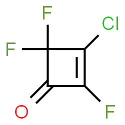 2-Cyclobuten-1-one,3-chloro-2,4,4-trifluoro- Structure