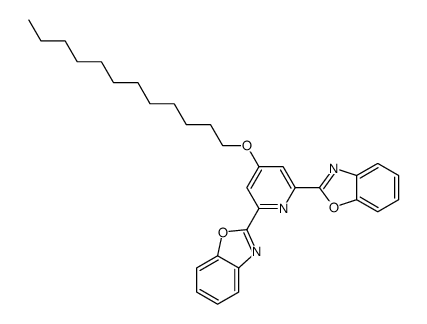 2-[6-(1,3-benzoxazol-2-yl)-4-dodecoxypyridin-2-yl]-1,3-benzoxazole Structure