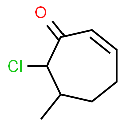 2-Cyclohepten-1-one,7-chloro-6-methyl- Structure