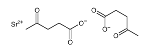 Pentanoic acid, 4-oxo-, strontium salt结构式