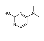 4-dimethylamino-6-methyl-1(3)H-pyrimidin-2-one Structure