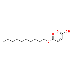 Maleic acid 1-decyl ester structure