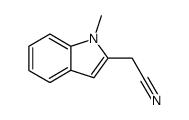 2-(1-methylindol-2-yl)acetonitrile Structure