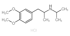 1-(3,4-dimethoxyphenyl)-N-propan-2-yl-propan-2-amine结构式