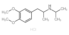 1-(3,4-dimethoxyphenyl)-N-propan-2-yl-propan-2-amine structure