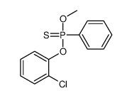 (2-chlorophenoxy)-methoxy-phenyl-sulfanylidene-λ5-phosphane结构式